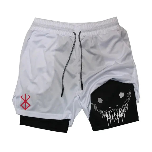 Pantalones cortos de running 2 en 1 para hombre