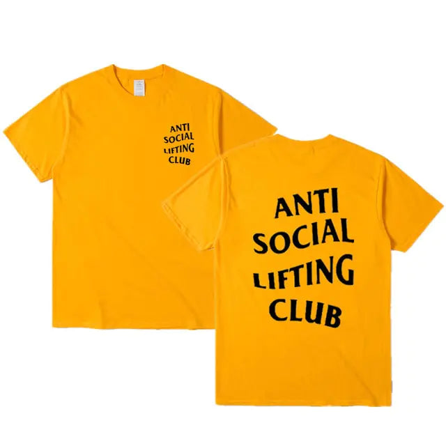 Camiseta del club de levantamiento antisocial