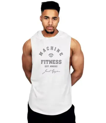Men's Gym Hooded Tank Top