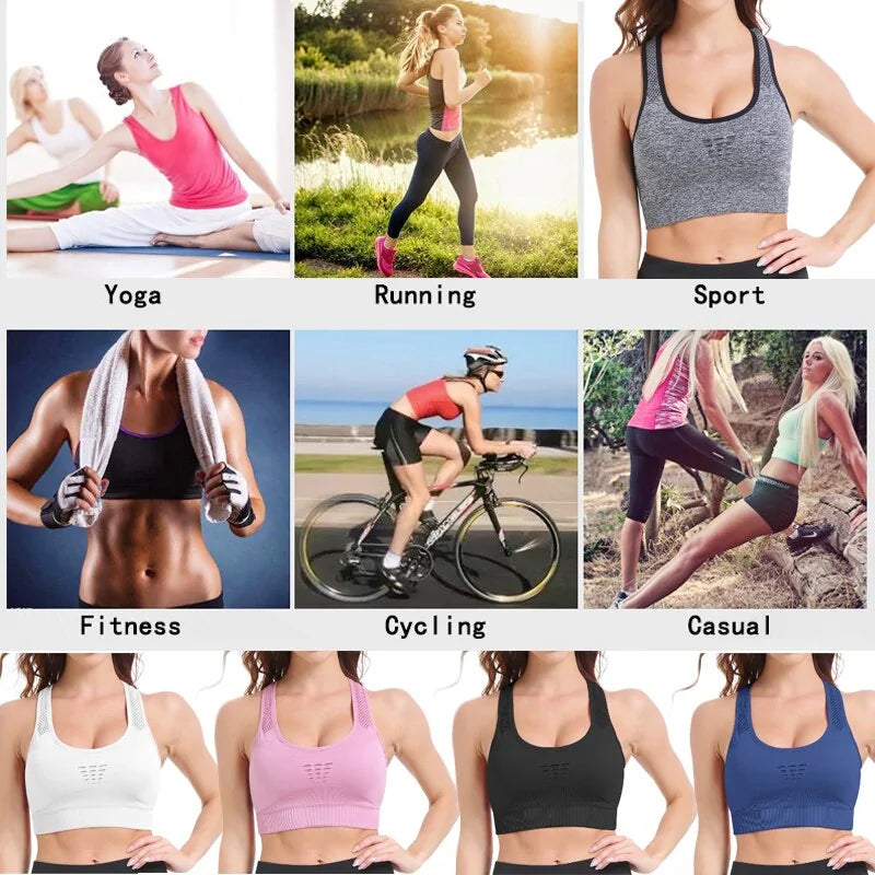 Women's High Impact Seamless Sports Bra