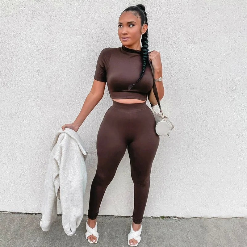 Illumino360 Women's Sport Fitness 2 Two Piece Set Tracksuit
