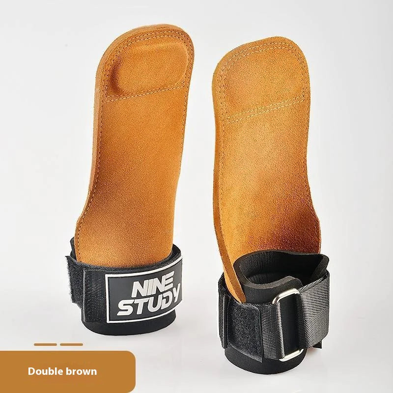 Thick Cowhide Fitness Gloves