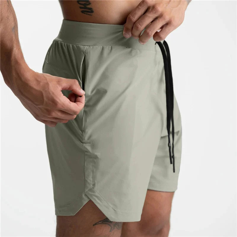 Pantalones cortos deportivos para correr para hombre