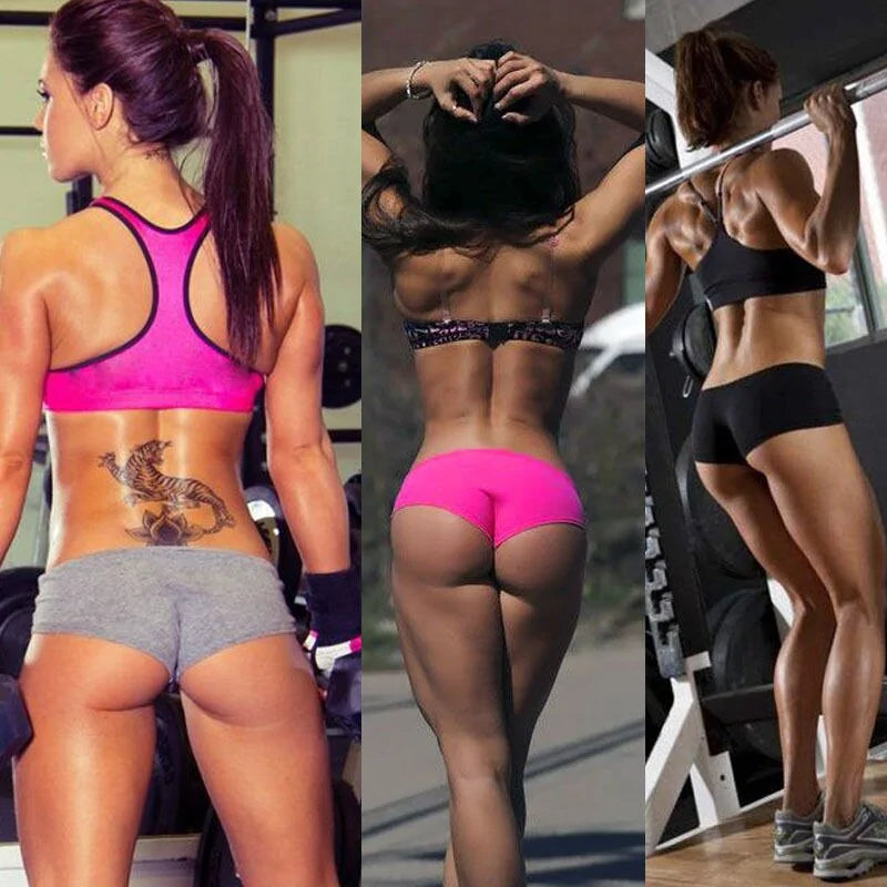 Pantalones cortos de yoga transpirables para gimnasio