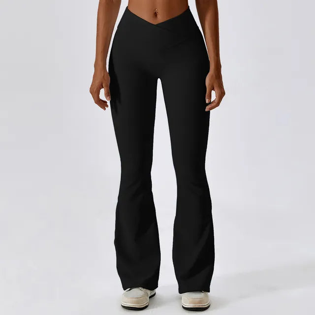Yoga Fitness Sports Flared Pants