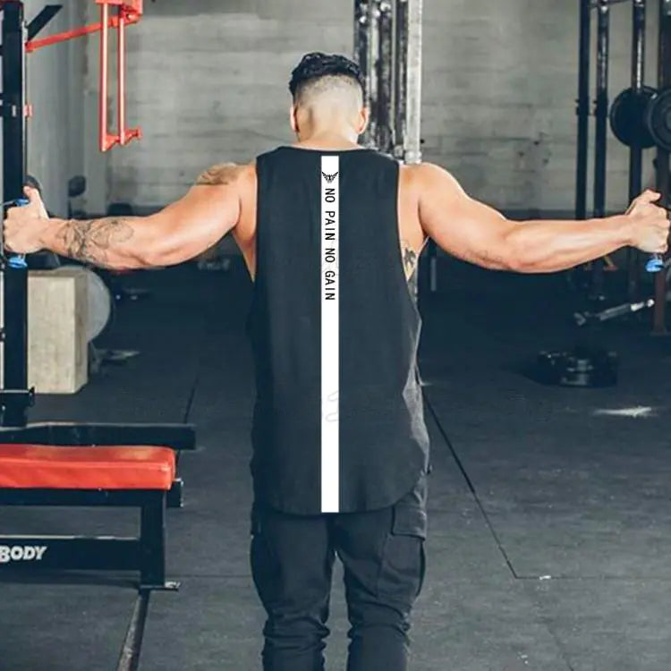 Chaleco sin mangas de fitness para culturismo