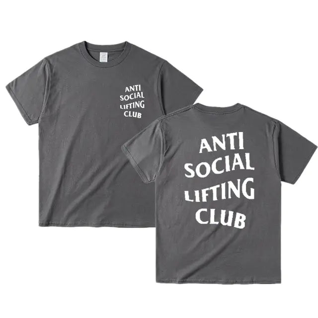 Camiseta del club de levantamiento antisocial