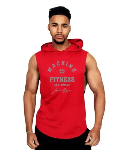 Men's Gym Hooded Tank Top