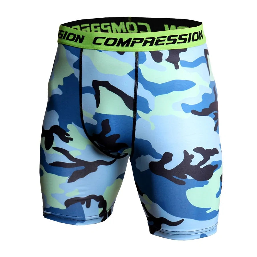 Mallas deportivas de compresión de camuflaje