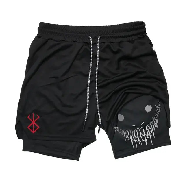 Pantalones cortos de running 2 en 1 para hombre
