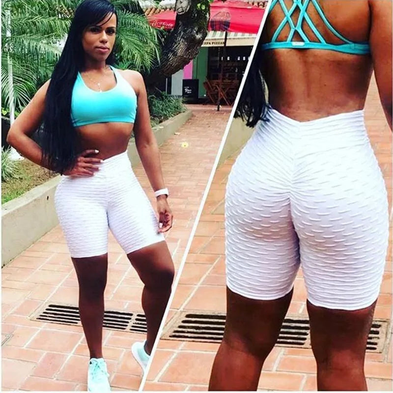 Shorts de fitness texturizados push up