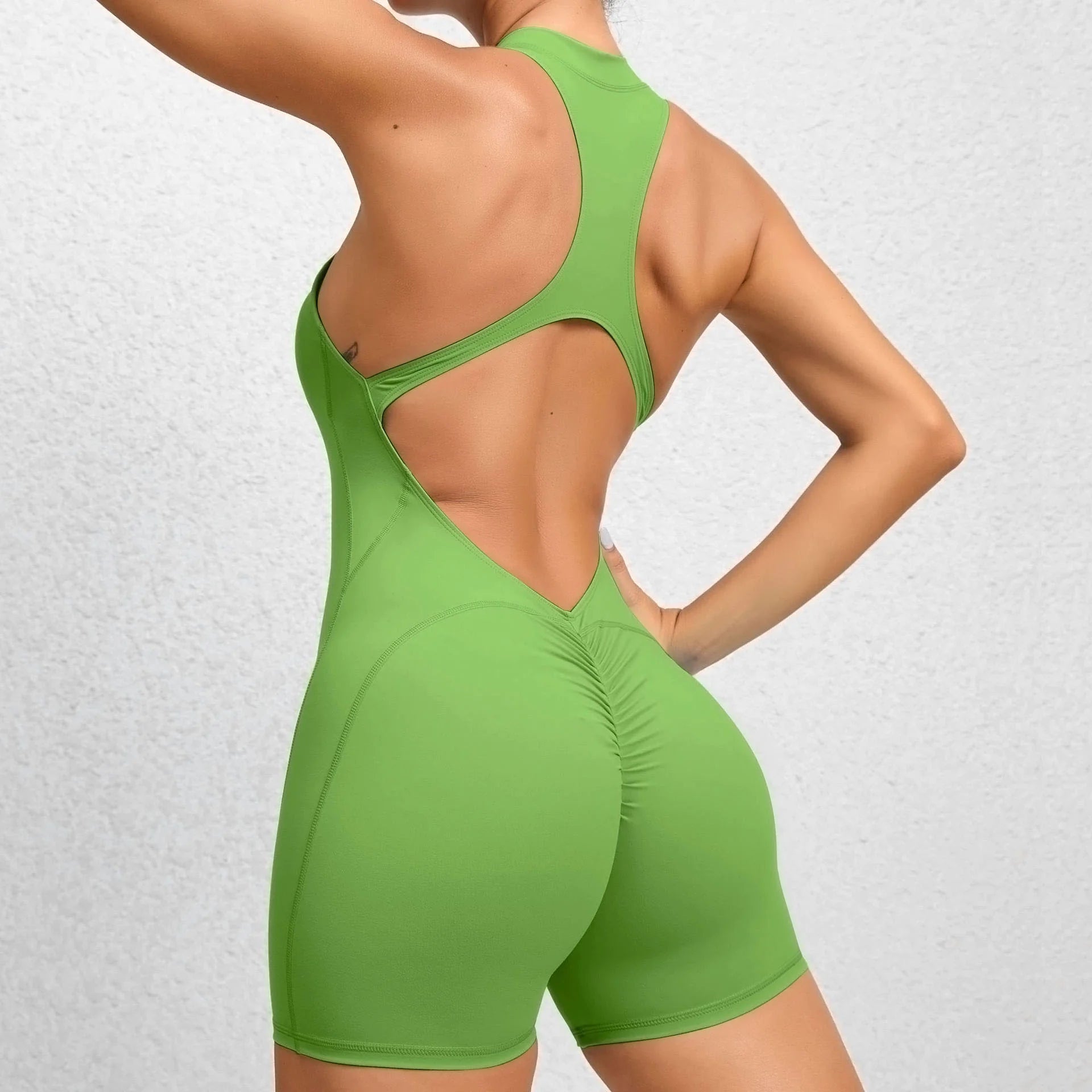 Women's Zipper Yoga Bodysuit