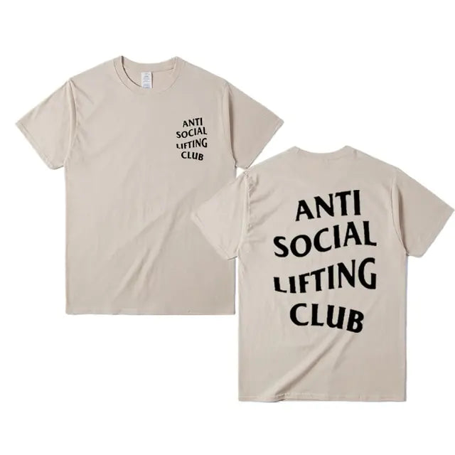 Camiseta del club de levantamiento antisocial
