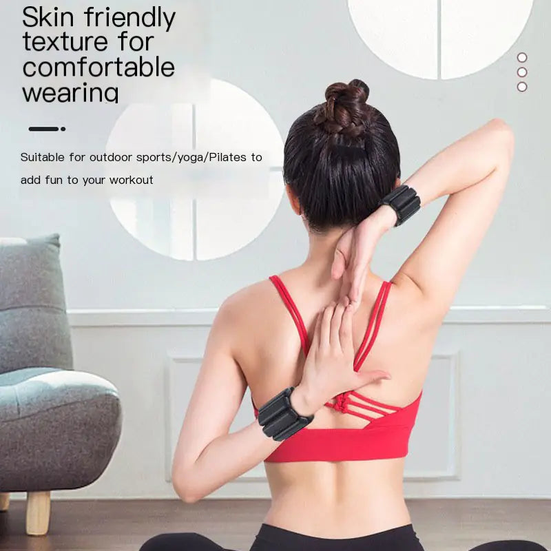 Illumino360Fitness Silicone Weighted Wrist Bands for Running and Fitness