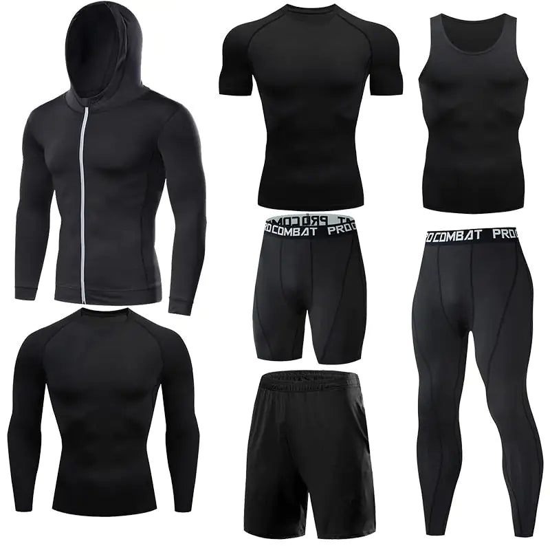 Illumino360Fitness Men's Premium Compression Shorts