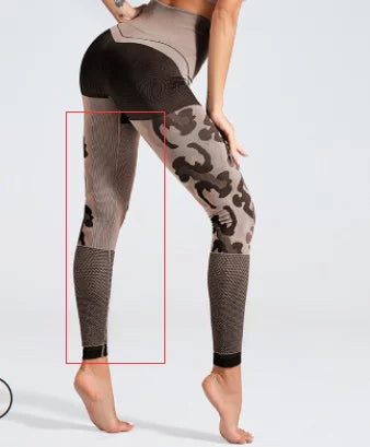 Leggings push up de malla premium