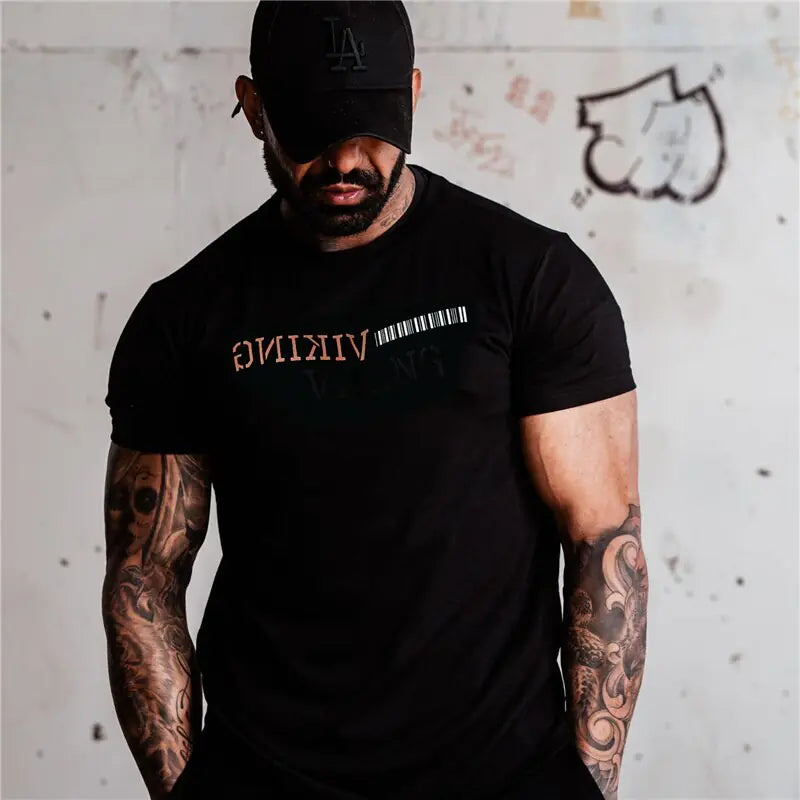 Illumino360Fitness Viking Men's Gym Bodybuilding T-Shirt