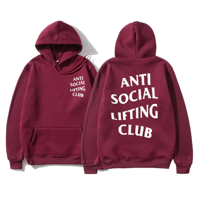 Illumino360's Anti Social Lifting Club Hoodies