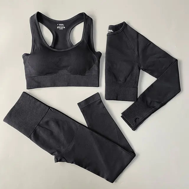 Illumino360Fitness 2/3/4PCS Seamless Women Yoga Set