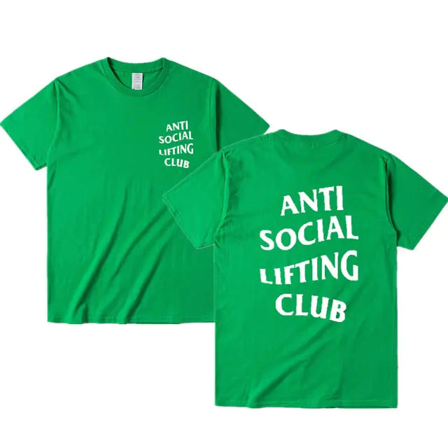 Camiseta del club de levantamiento antisocial