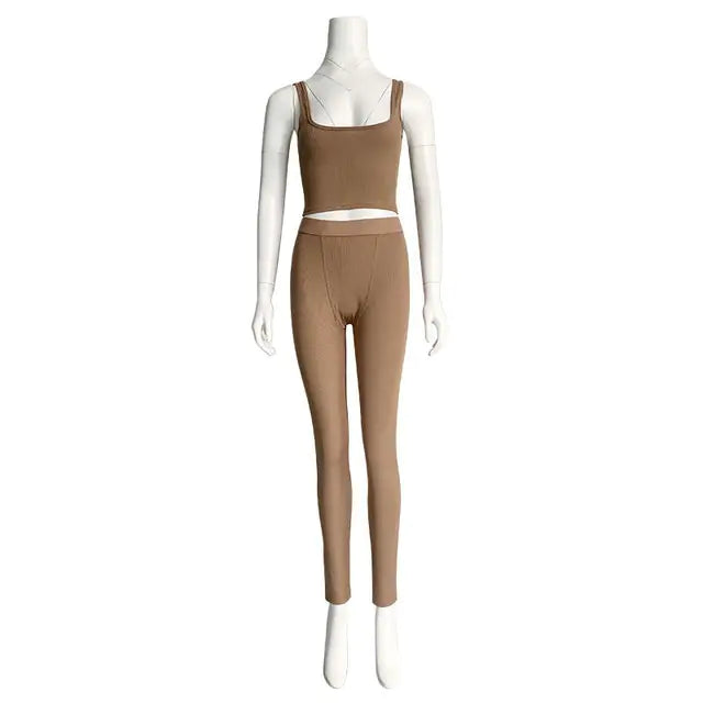 2 Piece Set Gym Casual Activewear