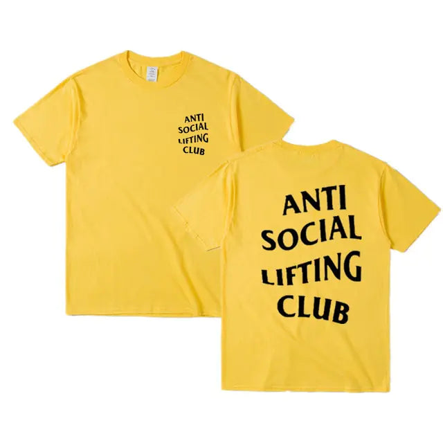 Camiseta del club de levantamiento antisocial