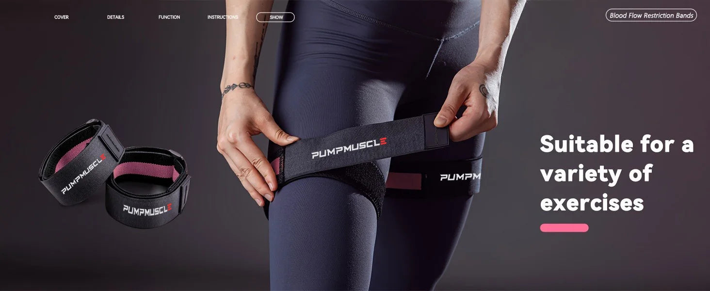 2 bandas de soporte ajustables para piernas