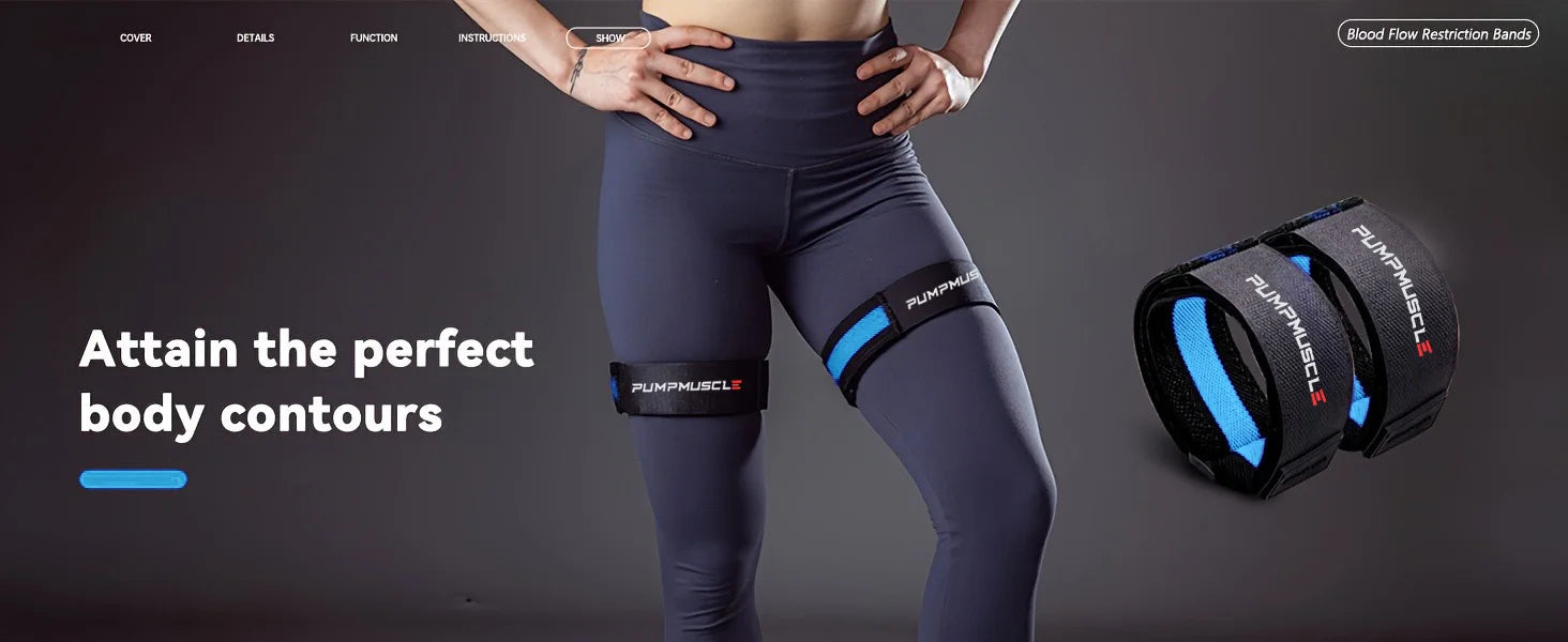 2 bandas de soporte ajustables para piernas