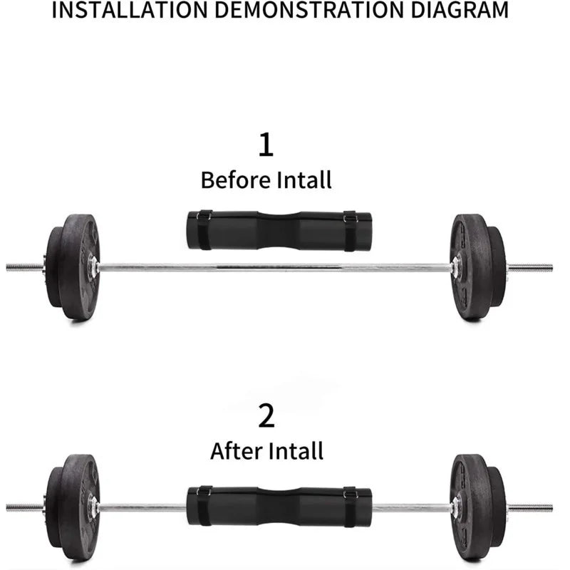 Illumino360 Barbell Squat Shoulder Pad Hip Thrust Barbell Foam Cover Weight Lifting