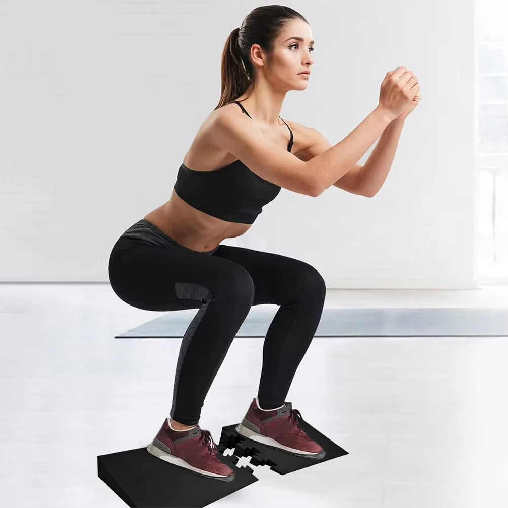 Squat Wedge Block Non-Slip Slant Board Weightlifting Squat Platform