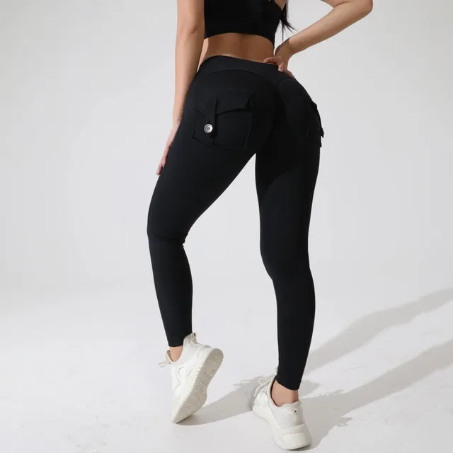 Leggings cargo que levantan glúteos