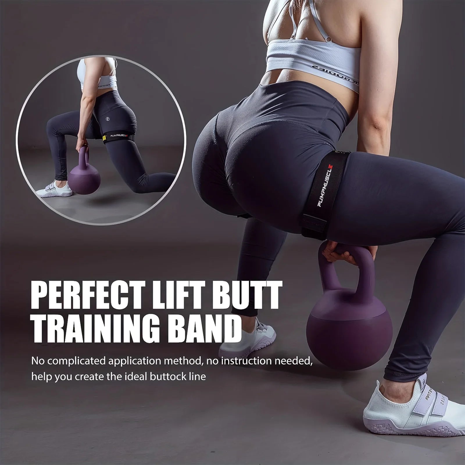 2 bandas de soporte ajustables para piernas