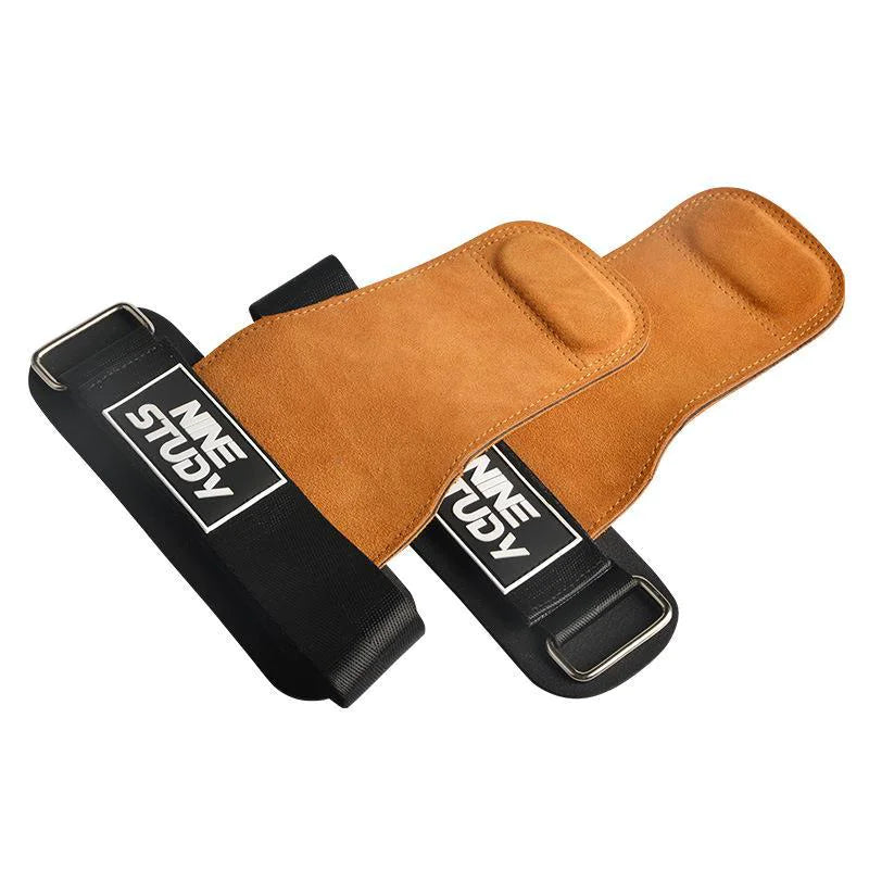 Thick Cowhide Fitness Gloves