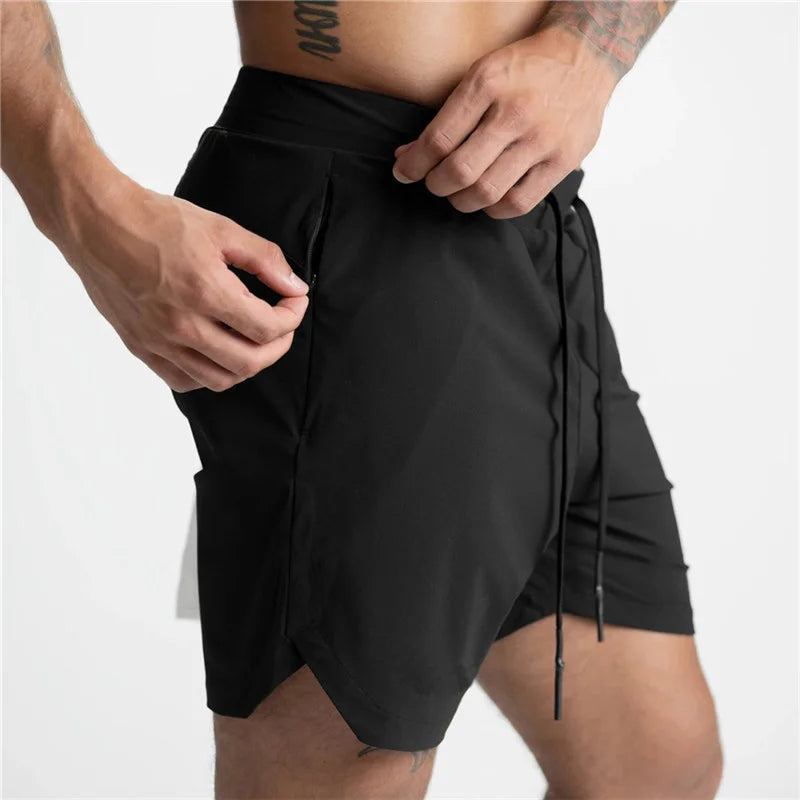 Pantalones cortos deportivos para correr para hombre