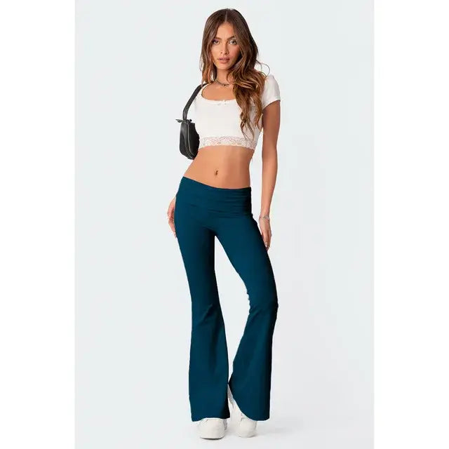 Solid Flare Yoga Pants