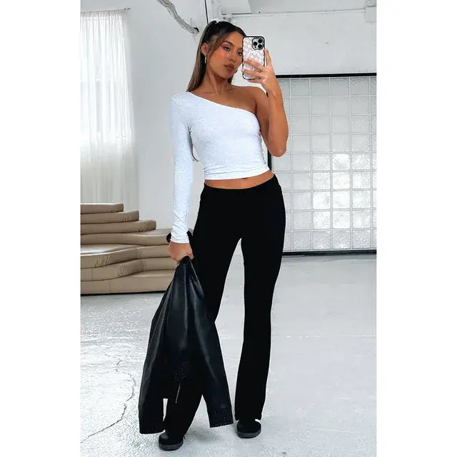 Solid Flare Yoga Pants
