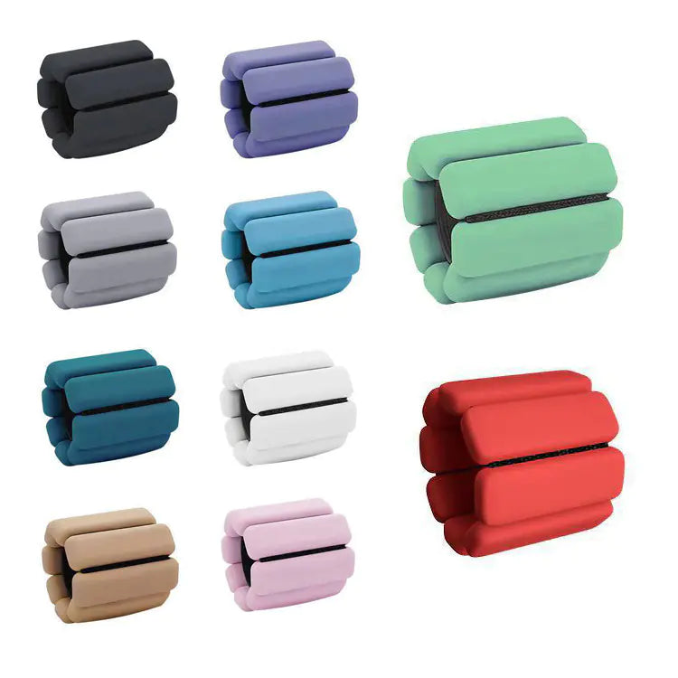 Pulseras de pesas de silicona para entrenamiento de yoga transfronterizo