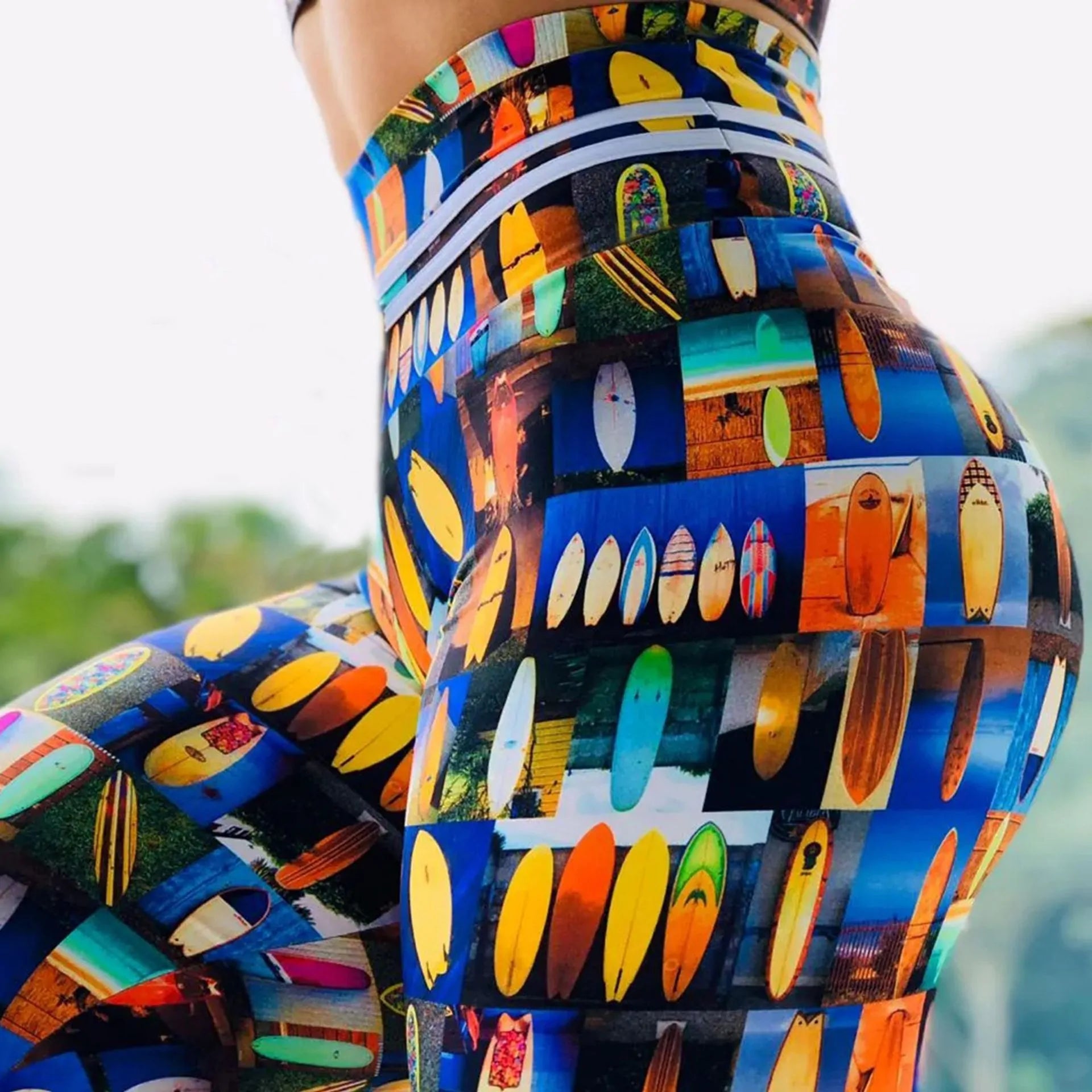 Leggings de entrenamiento push up de cintura alta