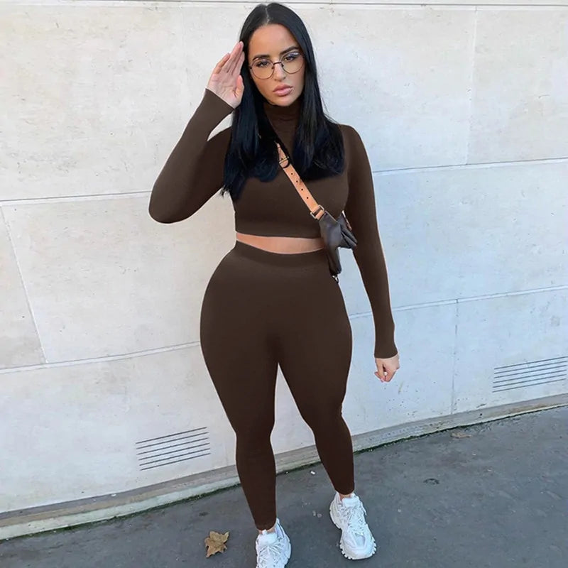 Illumino360 Women's Sport Fitness 2 Two Piece Set Tracksuit