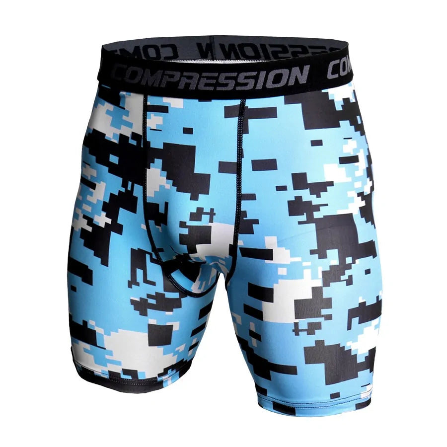 Mallas deportivas de compresión de camuflaje