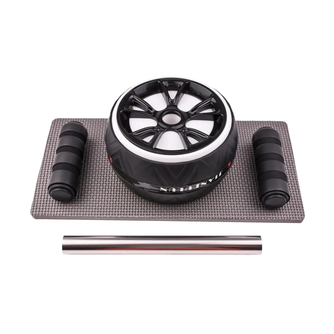Flex Fit Abs Roller Wheel with Fitness Resistance Bands