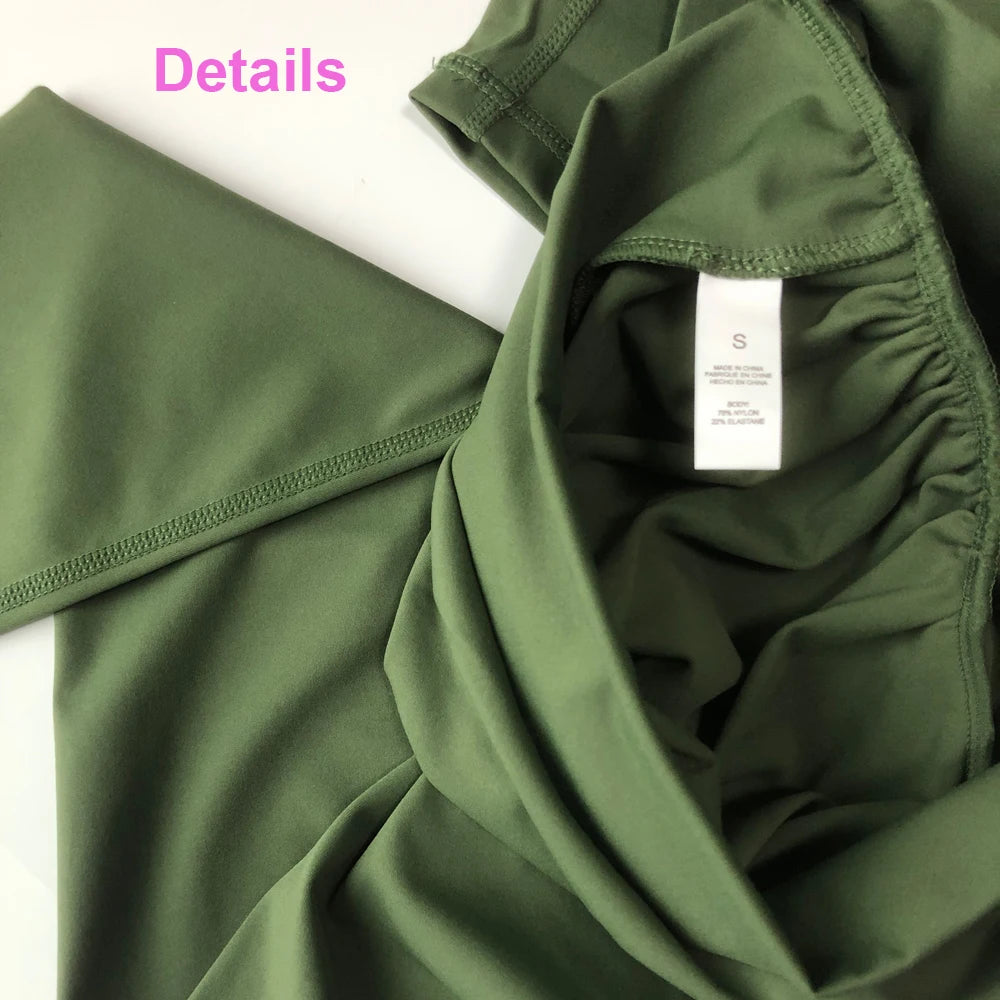 Women's Premium Nylon V Back Booty Yoga Pants
