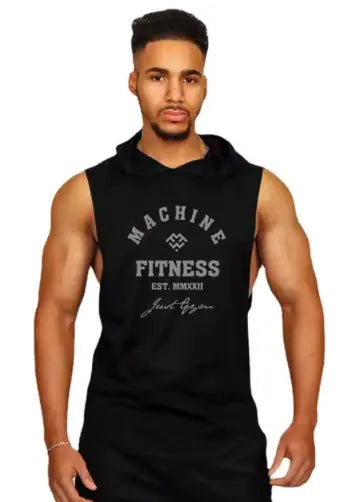 Men's Gym Hooded Tank Top