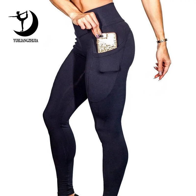 Yoga Running Pants with Pocket