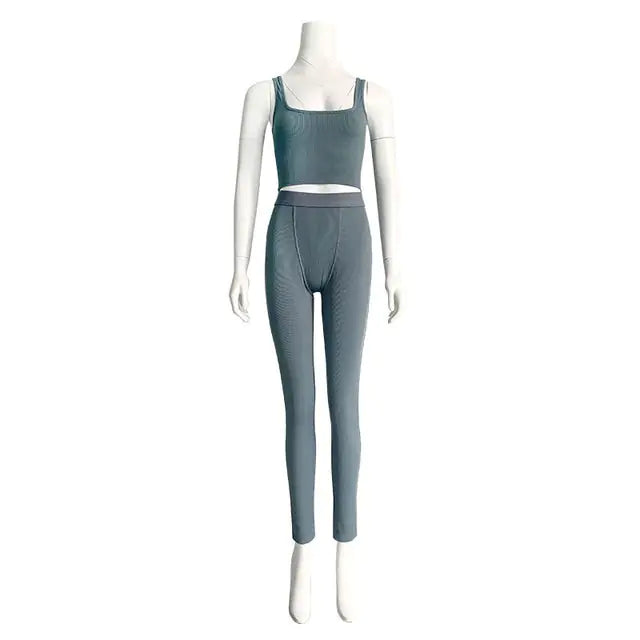 2 Piece Set Gym Casual Activewear