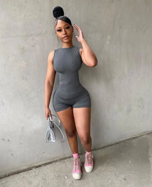 Premium Sexy Bodycon Gym Bodysuit