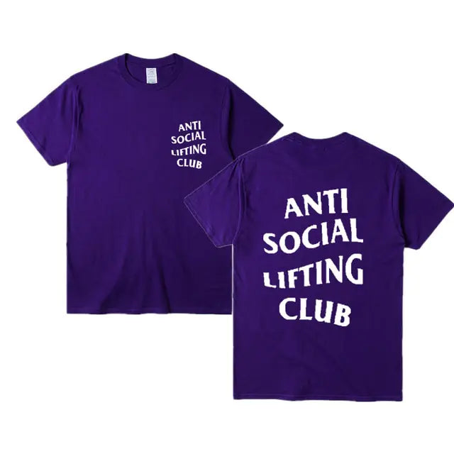 Camiseta del club de levantamiento antisocial