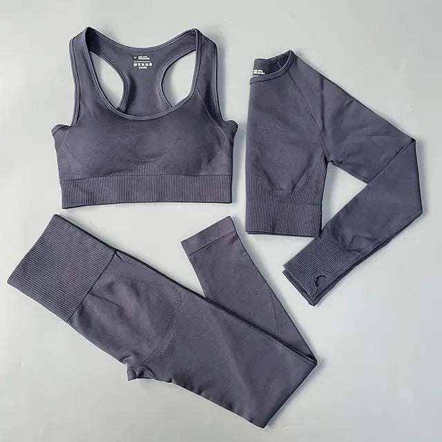 Illumino360Fitness 2/3/4PCS Seamless Women Yoga Set