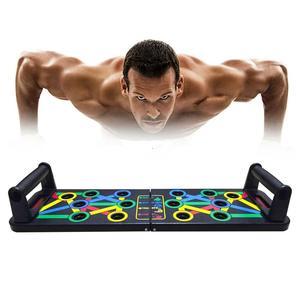 Tabla de flexiones 14 en 1 para trabajar toda la parte superior del cuerpo