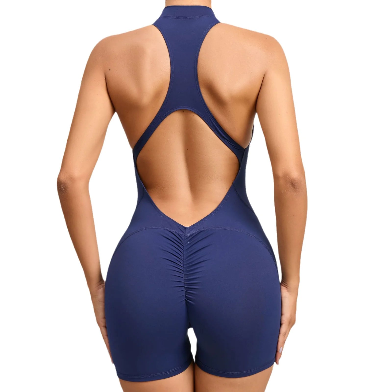 Women's Zipper Yoga Bodysuit
